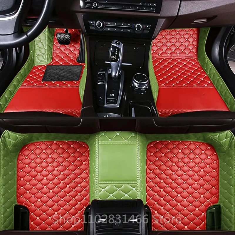 Автомобилни Кожени килими за Audi Q3 8U 2017 2018 2015 2016 2013 2014 2012 Автомобилни Постелки Аксесоари за Декорация Водоустойчива защита - 2
