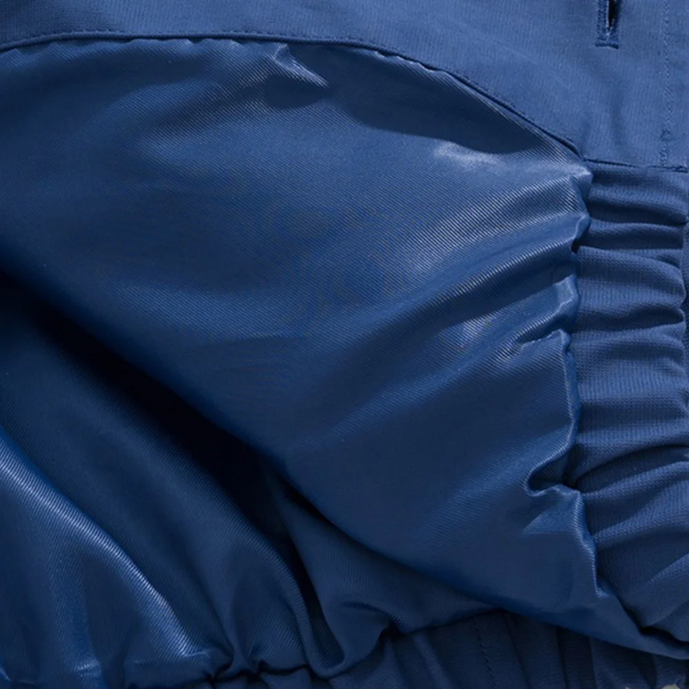 Бродирани яке на съвсем малък със синьо изображение #wfmde004 - 2