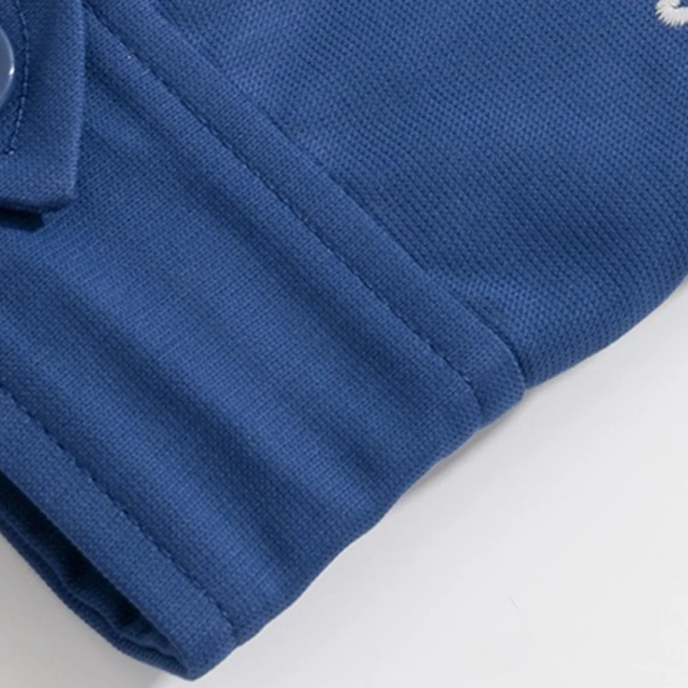 Бродирани яке на съвсем малък със синьо изображение #wfmde004 - 4