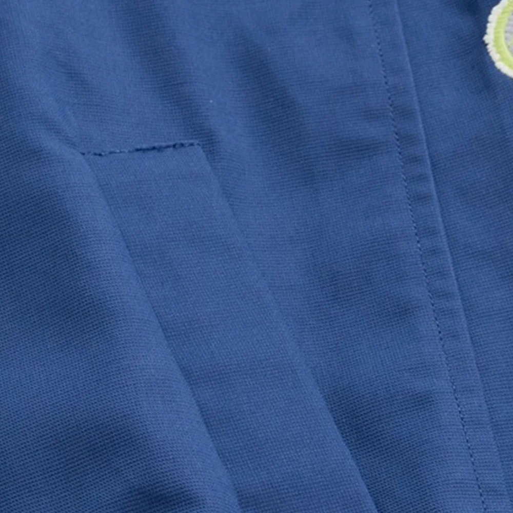 Бродирани яке на съвсем малък със синьо изображение #wfmde004 - 5