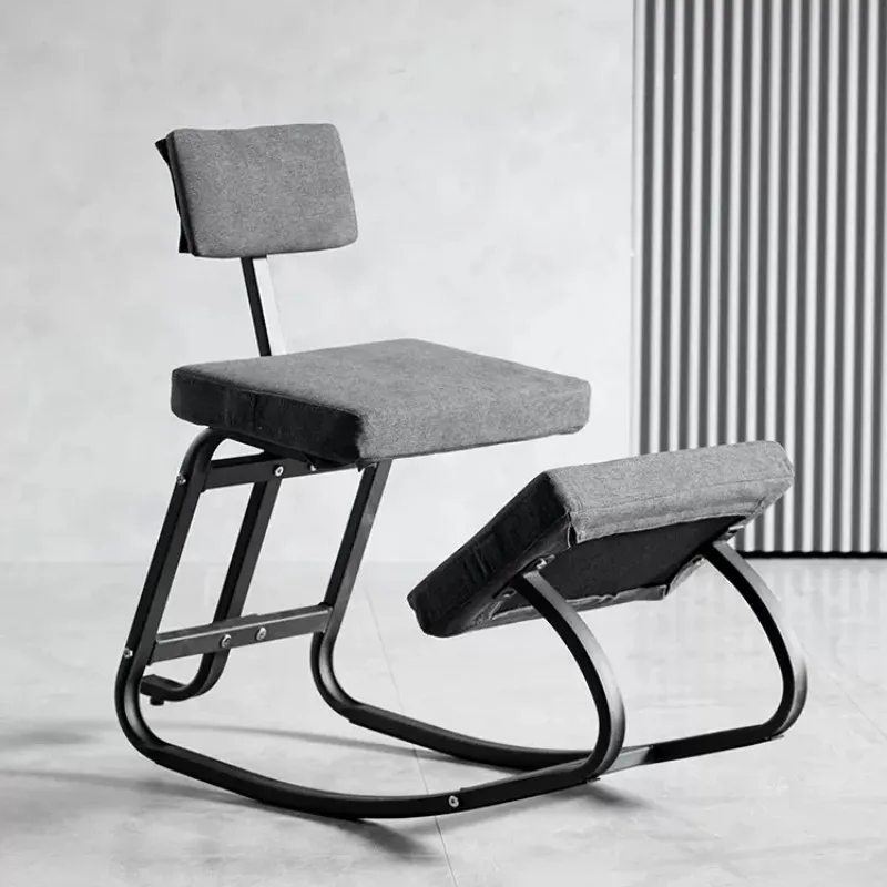 * Ергономичен стол за коленопреклонения, Балансиран стол за коленопреклонения, люлка, стол за коленопреклонения, е Идеалната поза, Детски стол с облегалка - 3