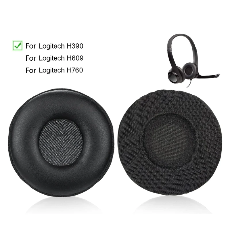 Идеални сменяеми амбушюры, амбушюры за безжични слушалки H390/H600/H609, насладете се на дълги часове комфортно слушане - 2