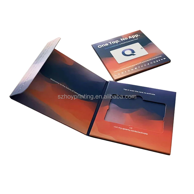 луксозна лесно отрываемая ивица, кредитна карта, NFC-карти, опаковъчна кутия - 0
