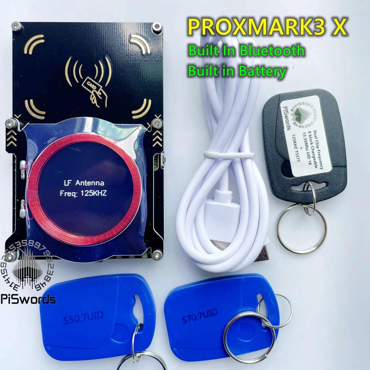 Новата версия на Proxmark3 X Bluetooth За развитие комплекти костюми с вградена батерия за мобилни устройства - 0