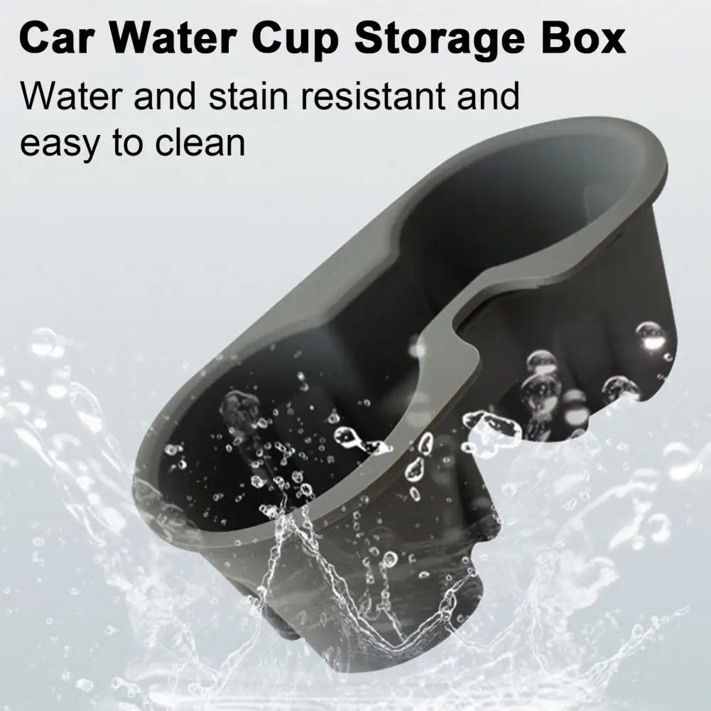 Огнеупорни Удобен Автомобилен кутия за съхранение на чаша вода, без мирис, държач за бутилка с напитка, Не е деформиран, - 0