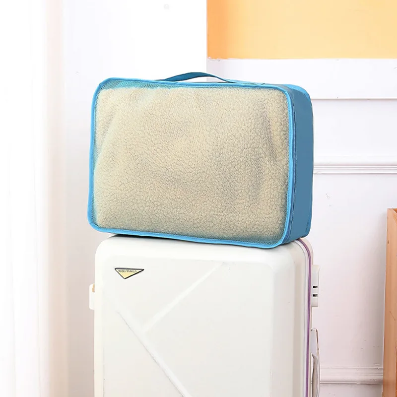 Чанта-Органайзер за пътуване Куфар, багаж, за документи, Комплект за опаковане на дрехи, бельо, Преносим окото чанта за съхранение - 4