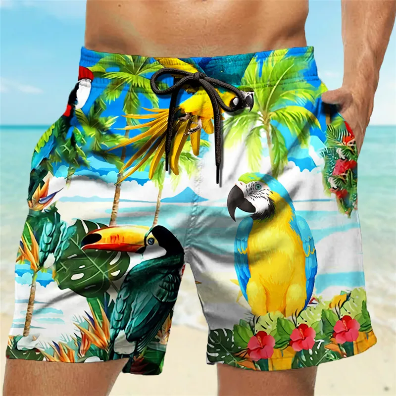 2023 нови прекрасни мъжки плажни шорти с 3D принтом и шарките на виене на свят, ежедневни къси панталони, фабрика годишният бански/trunk obese ' s - 3
