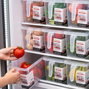 Чекмеджето за съхранение на продукти за хладилник - Компактен и ефективен органайзер за съхранение
