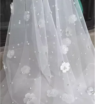3D цвете, балон на окото, леко луксозно и естетическо сватбена рокля, аксесоари с висока разделителна способност, направи си сам